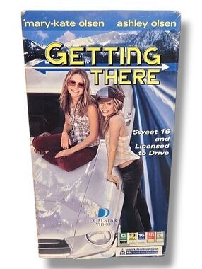 Mary Kate & Ashley Olsen Getting There VHS 2002 (Ex-rental)